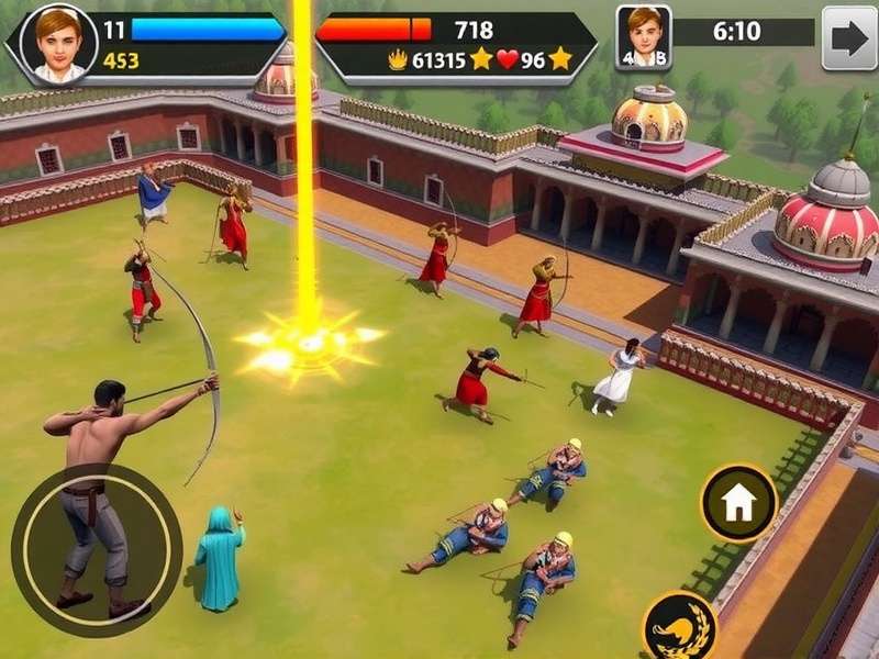 Mughal Archery Clash Gameplay Screenshot